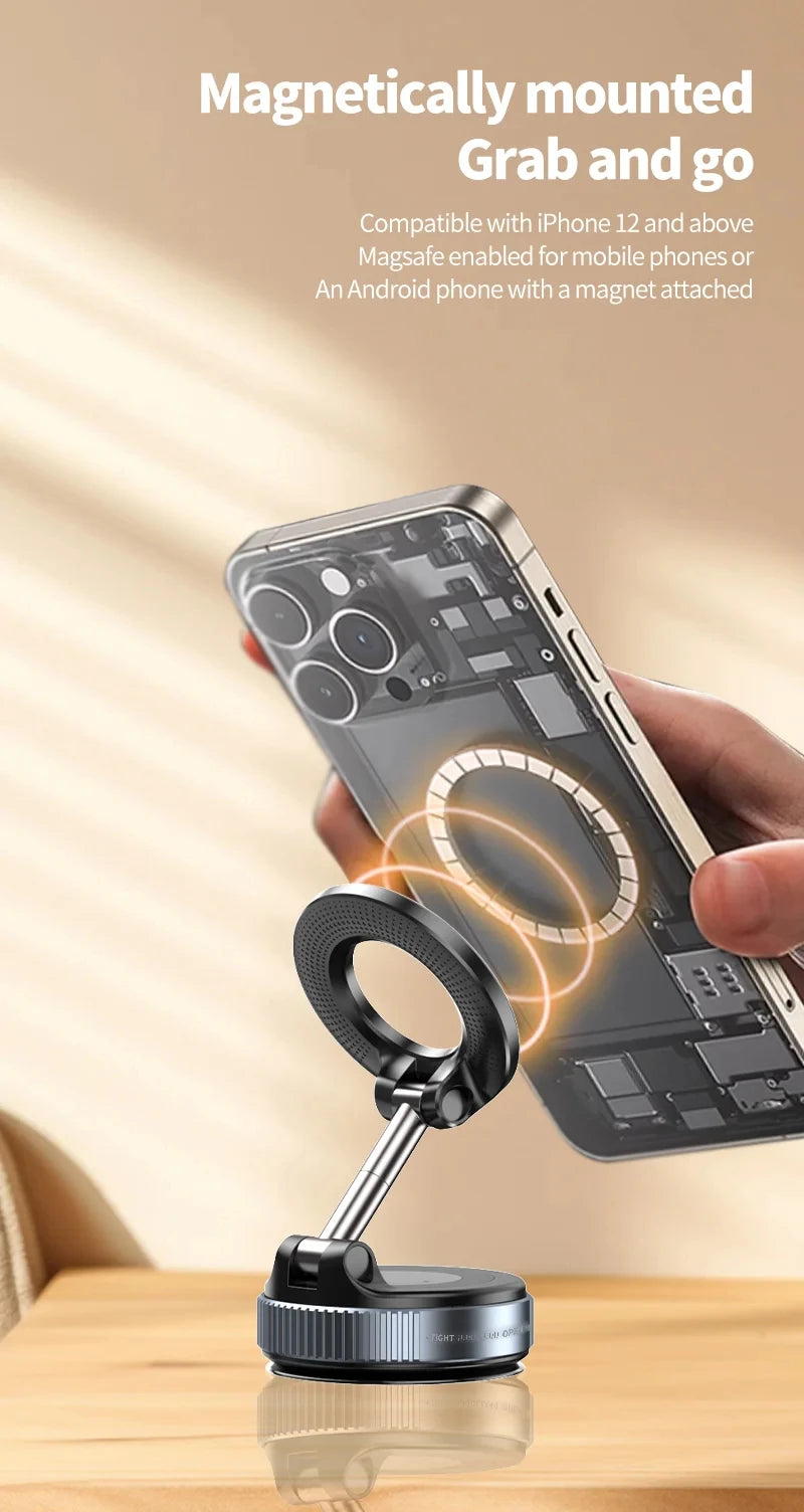 Mobile Phone Magnetic Stand for Desktop; 360° Rotating Magnetic Adsorption Stand; Universal Mobile Phone Holder