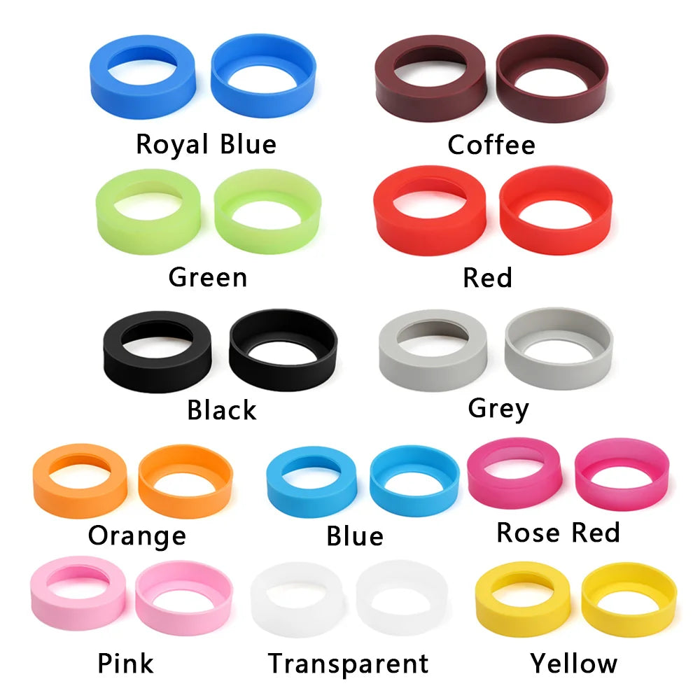 Silicone Thermos Cup Coasters Non-Slip Durable Table Mats Round Insulation Cup Mat Anti-fall Water Drink Bottle Pad Kitchen tool