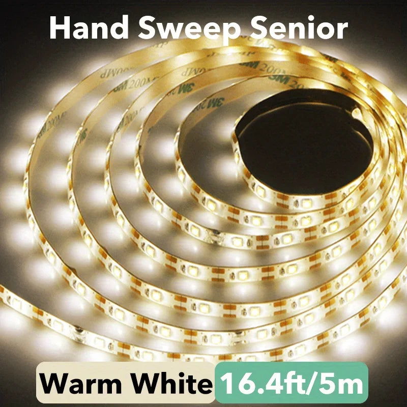 LED Strip Light with Touch Switch USB 2835SMD LED Light Stylish Tape Ribbon Flexible Decorative Lighting Bedroom Decorations