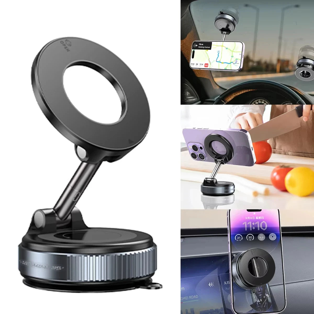 Mobile Phone Magnetic Stand for Desktop; 360° Rotating Magnetic Adsorption Stand; Universal Mobile Phone Holder