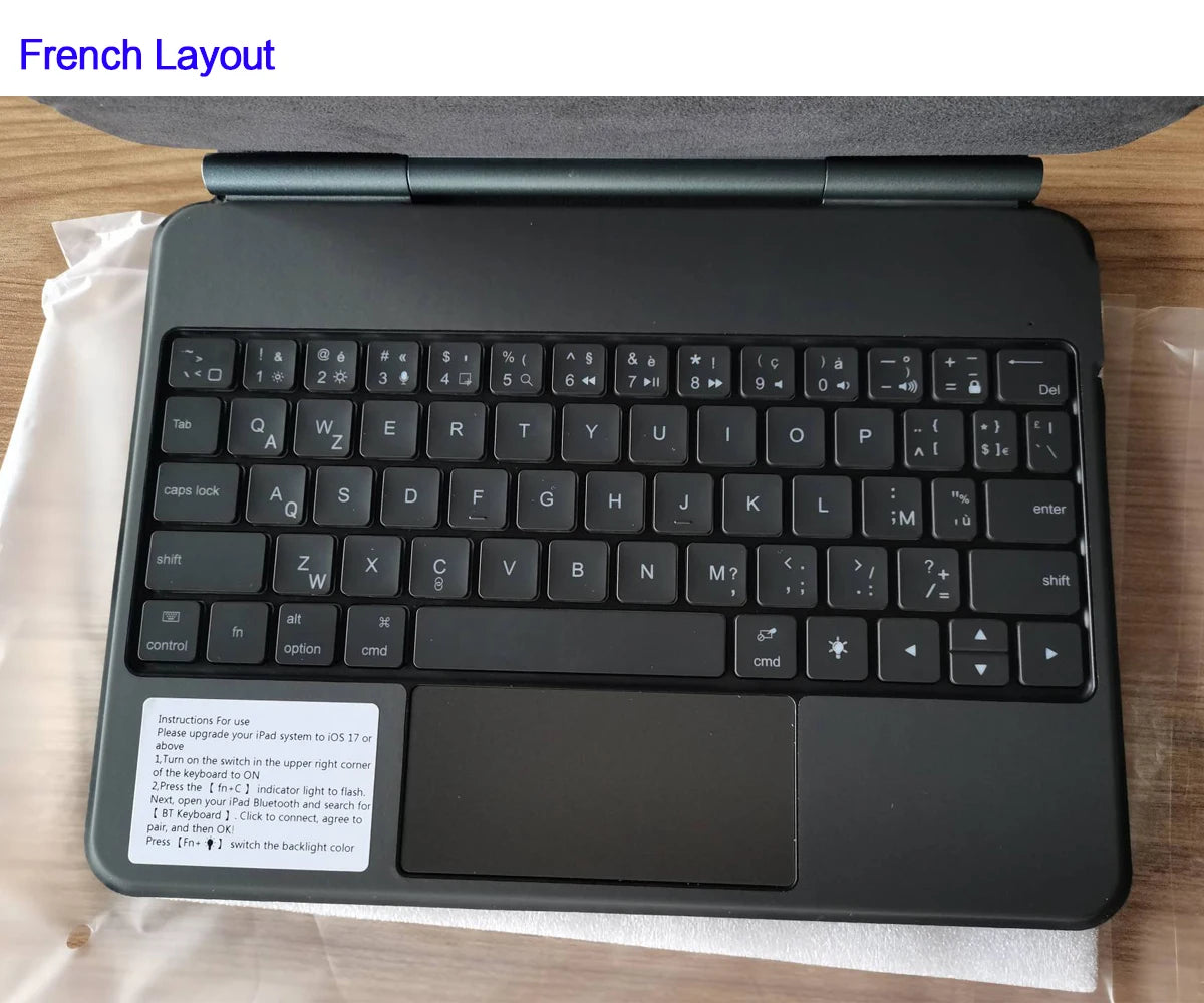 TouchPad Magic Keyboard for iPad Air 11 13 M4 2026 M3 M2 iPad 10 10th Air 4 5 6 iPad Pro 11 12.9 13'' M5 M4 Smart Cover Backlit