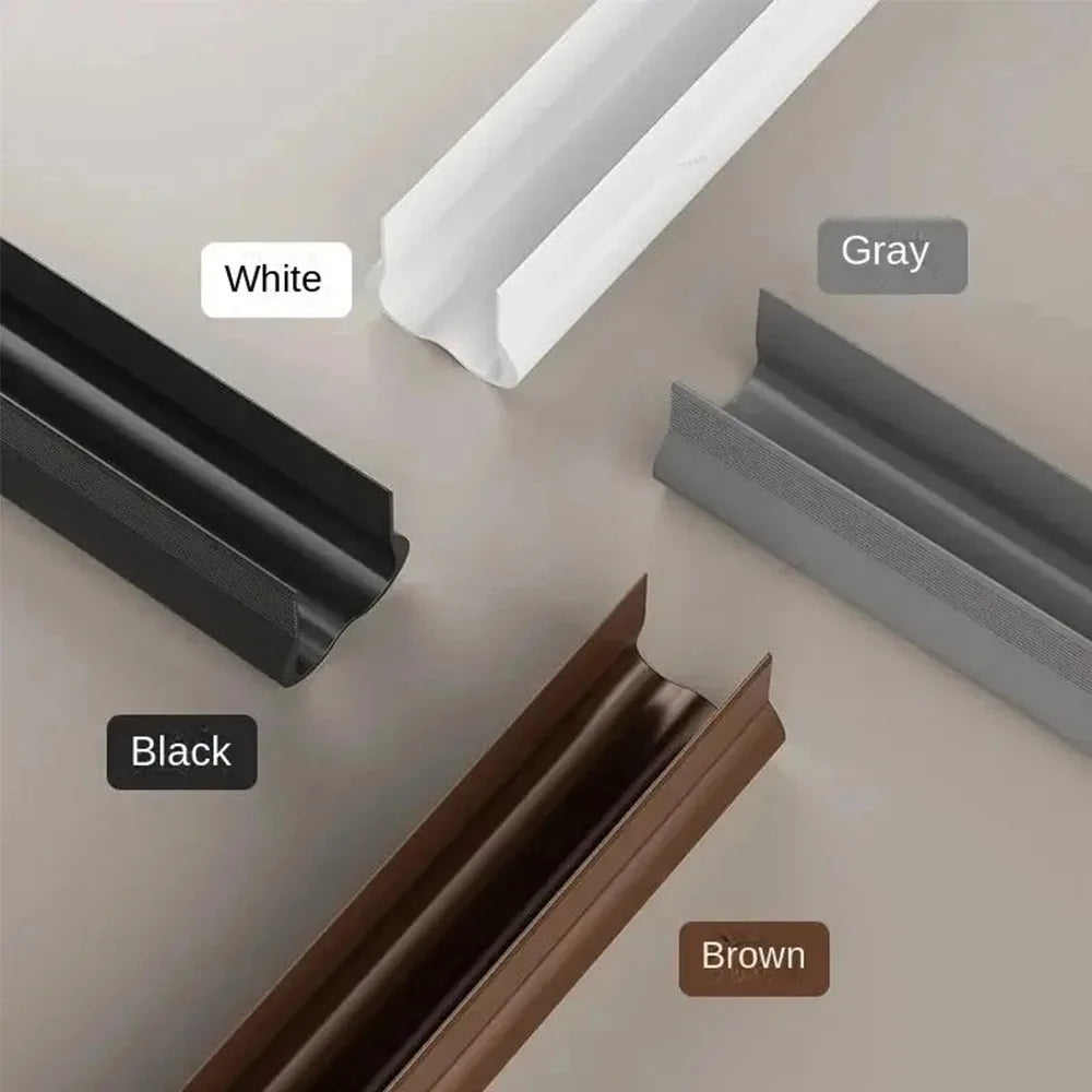 PVC Flexible Door Bottom Sealing Strip Weatherproof Draft Stopper Gasket Window Insulation Guard for Home Draft Prevention