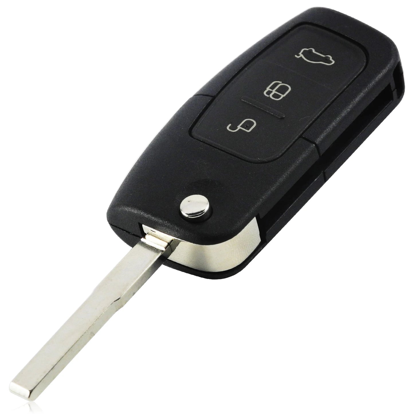 3 Button Modified Flip Folding Remote Key Shell for Ford Focus Fiesta C-Max S-Max Ka Mondeo Galaxy Fob Case HU101 FO21 Blade