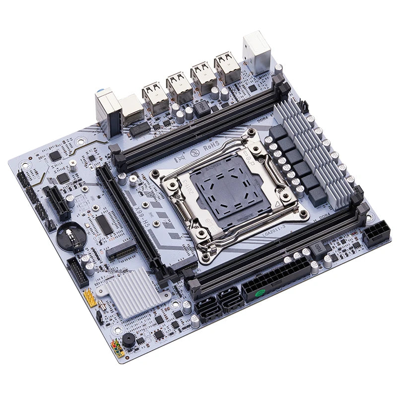 QIYIDA X99 motherboard LGA2011 3 with M.2 slot Support DDR4 Memory SATA USB PCI16X