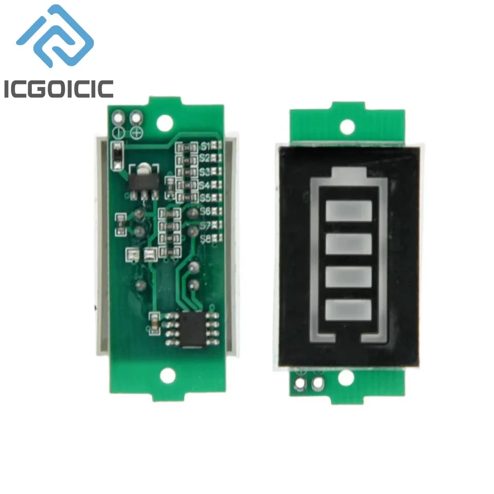 1S-8S 1S/2S/3S/4S 1-8S Single 3.7V Lithium Battery Capacity Indicator Module 4.2V Display Electric Vehicle  Power Tester Li-ion