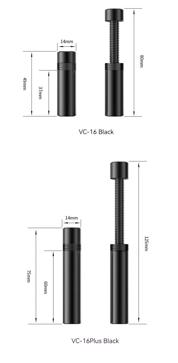 TEUCER VC-16 Graphics Card GPU Holder Vertical Telescopic Rotating Stand Magnetic Bracket Video Card Holder