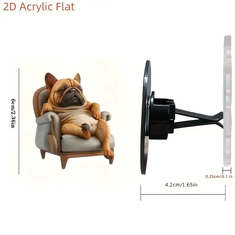 2D Diffuser Vent Outlet Perfume Clips for Aromatherapy, Air Freshener and Car Interior Decoration