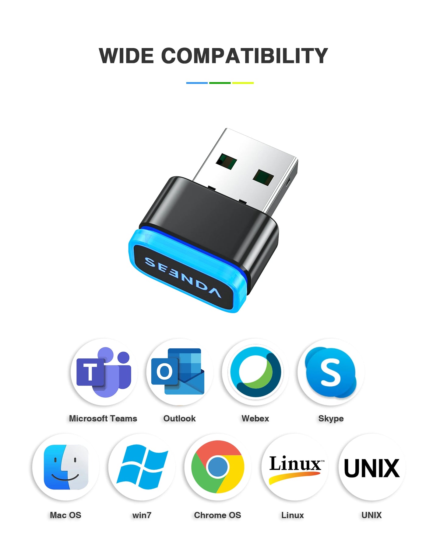 Seenda Mouse Jiggler USB Shaker Mechanical Undetectable On Off Mover Movement Simulator Smart Slent Keeps Computer Laptop Awake