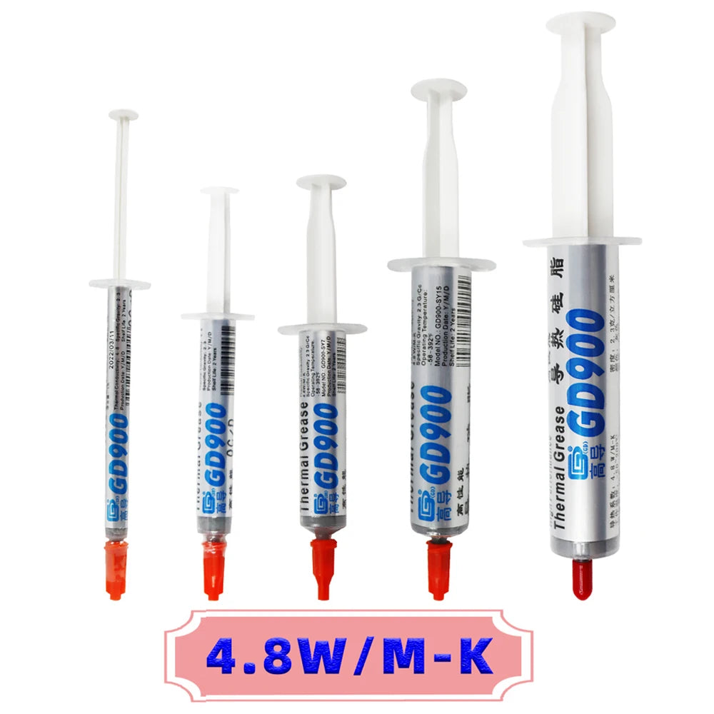 GD-2 7g/15g/30g Thermal Compound Conductive Grease GD900 Silicone Paste Heat Sink Processor CPU GPU Cooler Cooling Fan Plaster