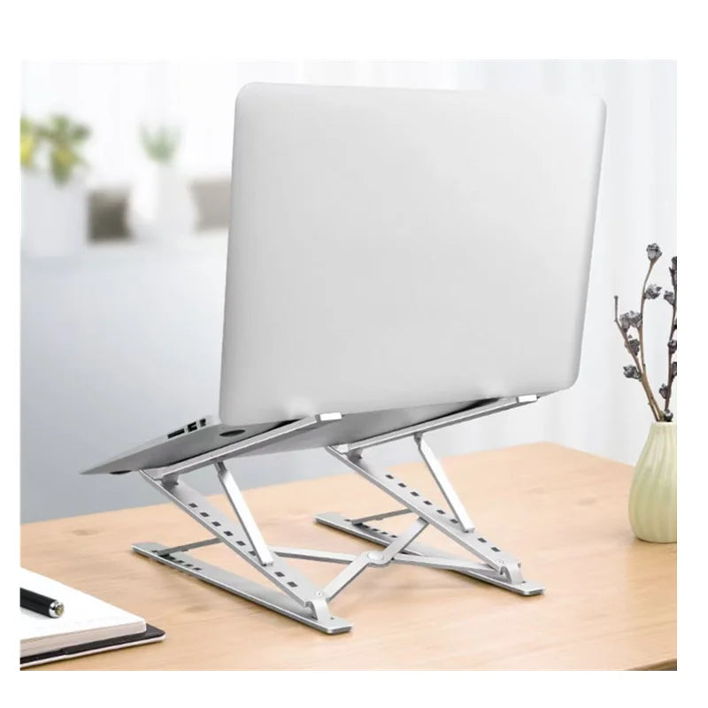 Folding Laptop Stand For Macbook Adjustable Aluminum Computer Pc Tablet Stand Notebook Tablelaptop Holder Heat Dissipation
