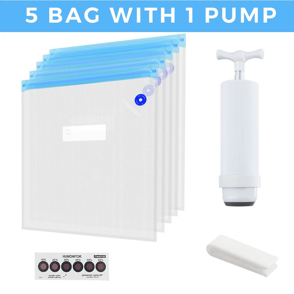3D Printer Filament Storage Bag PLA Filament Vacuum Bag Dryer Safekeep Humidity Resistant Sealing Bags Keep Filament Dry Sealed