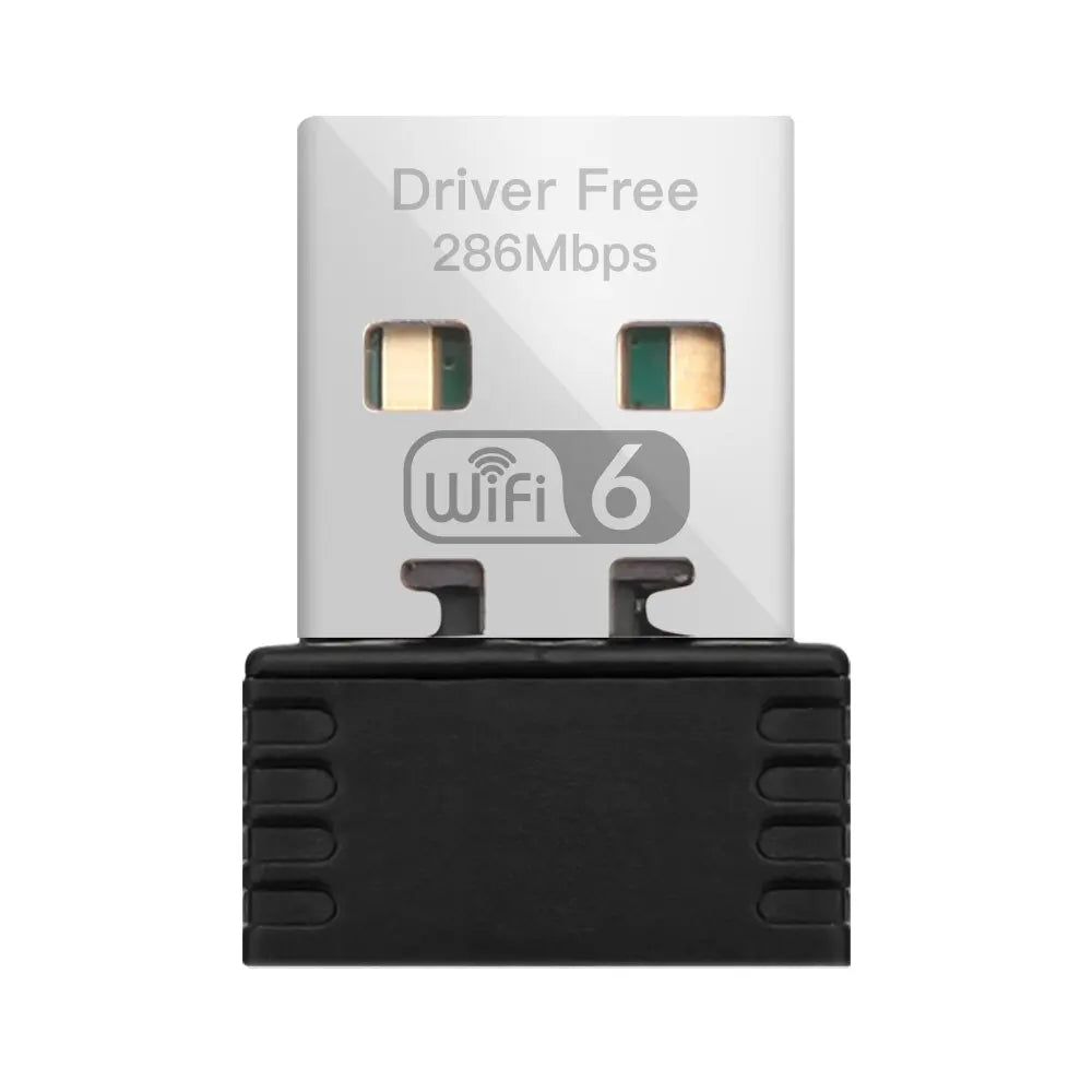 FENVI WIFI 6 Adapter AX286 Network Card Mini USB Dongle 2.4GHz 802.11AX Signal Reception For PC Laptop Windows 10/11 Driver Free