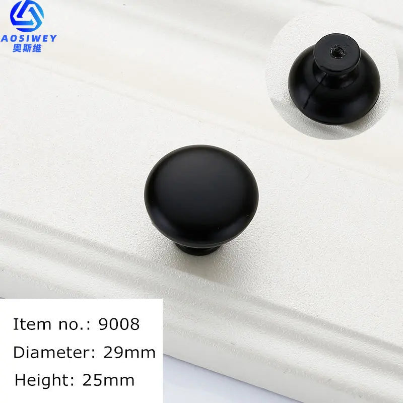 Black Handles for Furniture Cabinet Knobs and Handles Kitchen Handles Drawer Knobs Cabinet Pulls Cupboard Handles Knobs