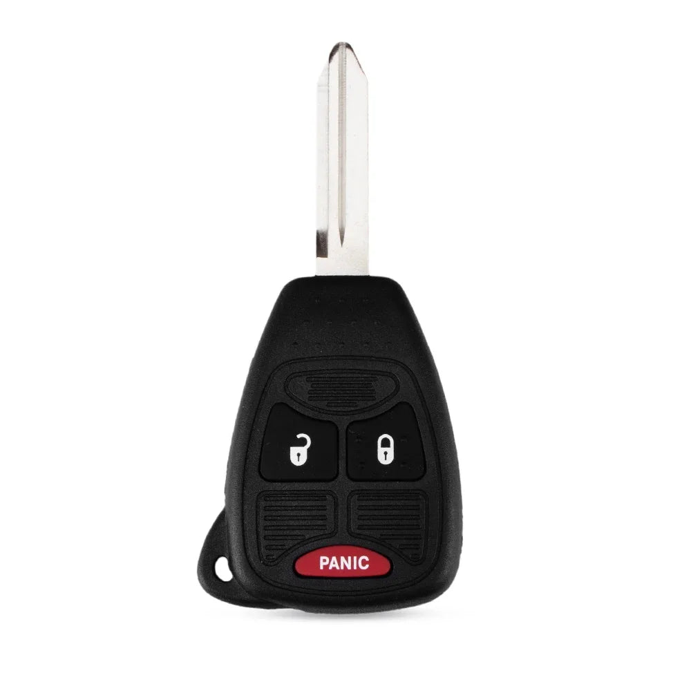 KEYYOU Car Key Shell Case 2/3/4/5/6 Buttons for Chrysler Pacifica Aspen 300 Dodge RAM Caravan Jeep Commander Grand Cherokee
