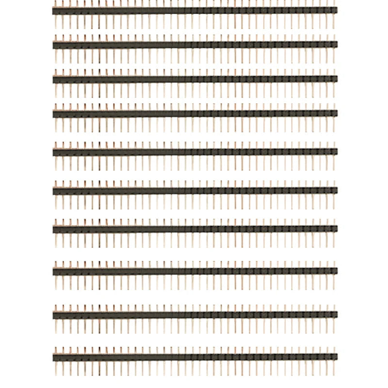 10PCS 1x40Pin 2.54mm Single Row Female + 10pcs 1x40 Male Pin Header Connector