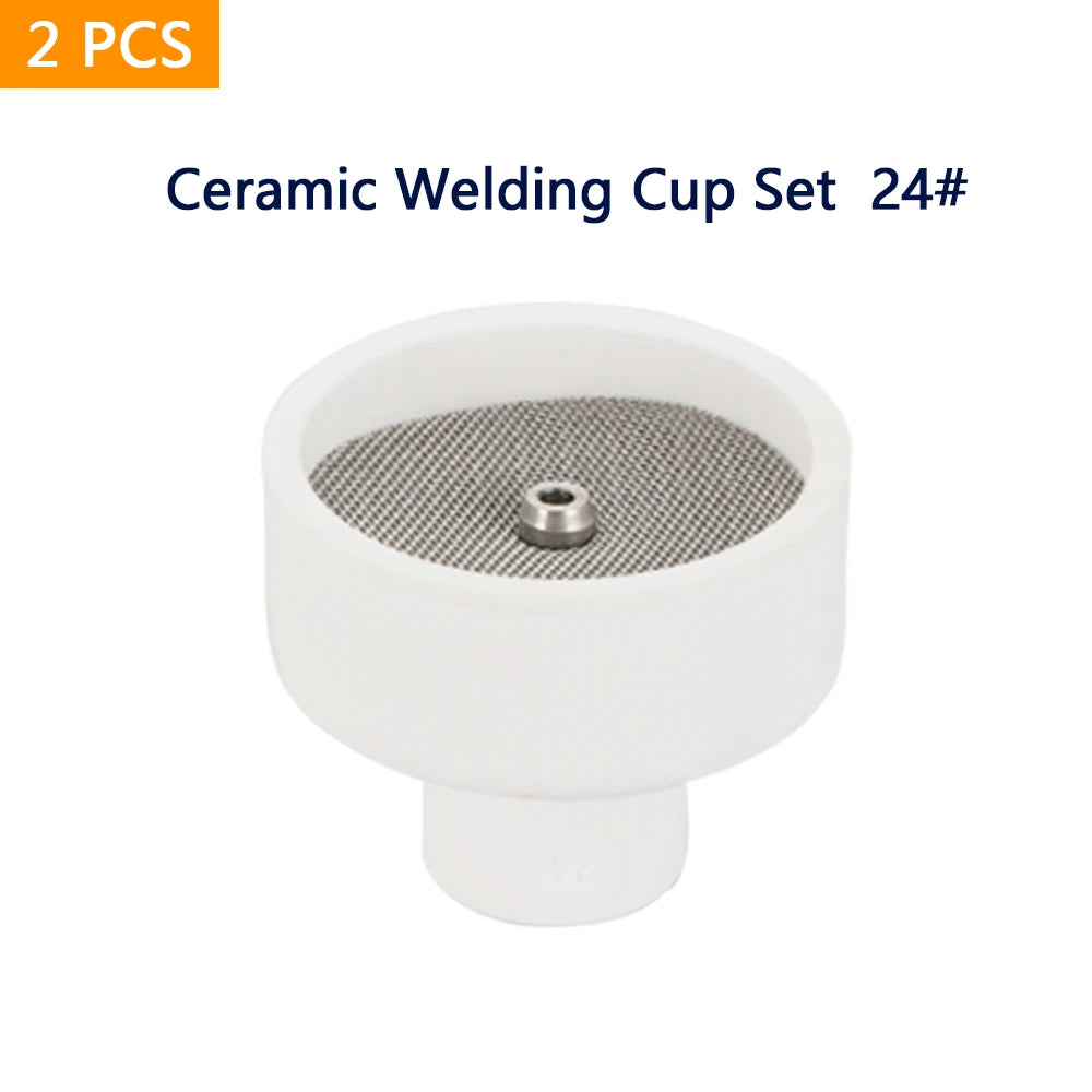 10# 12# 14# 16# 24# White Ceramic Nozzle Alumina Cup For WP9/20/17/18/26 Tig Welding Torch #10 Ceramic White TIG Welding Cup