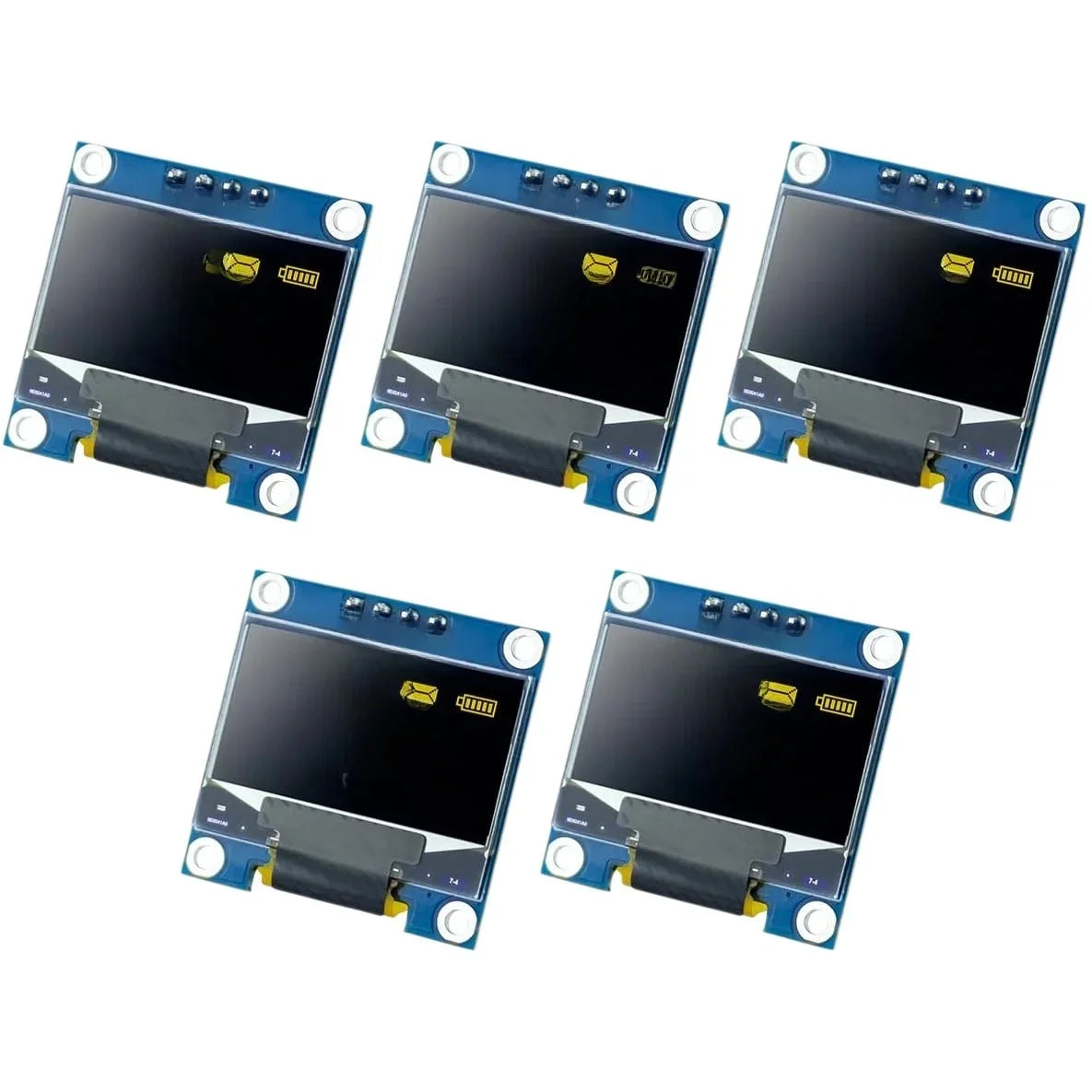 0.96" Inch OLED Display Screen Module I2C IIC 128x64 SS - D - 1306 3.3V-5V blue Yellow for Arduino ESP32 ESP8266