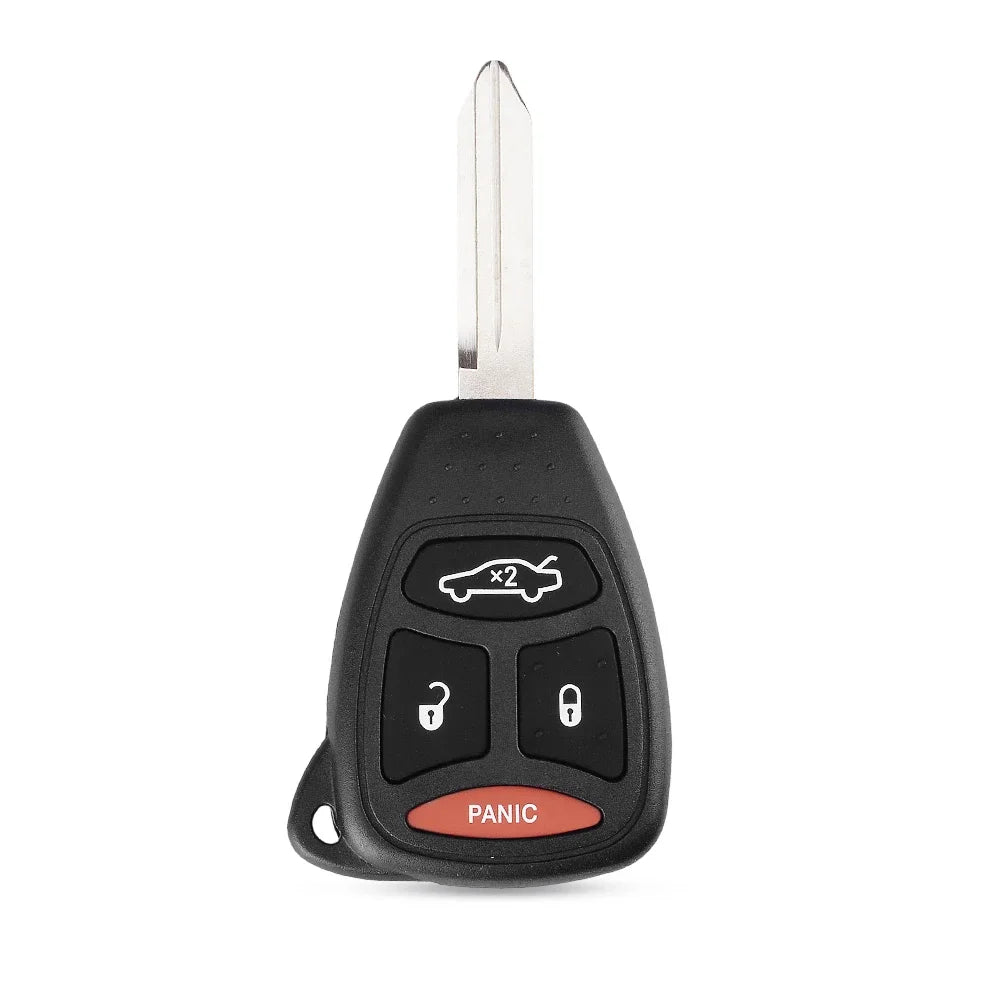 KEYYOU Car Key Shell Case 2/3/4/5/6 Buttons for Chrysler Pacifica Aspen 300 Dodge RAM Caravan Jeep Commander Grand Cherokee
