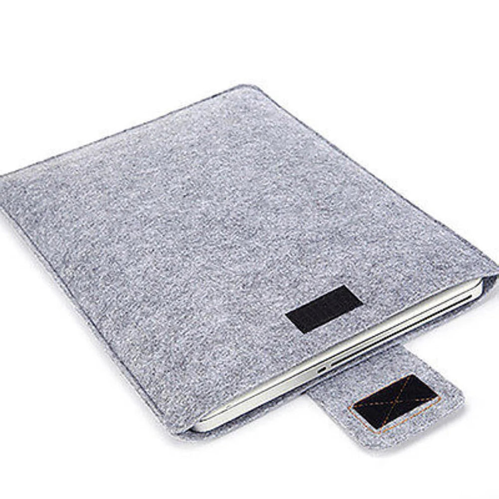 Solid Color Felt Sleeve Tablet Storage Bag Slim Cover Case for MacBooks Air pro 13 Inch