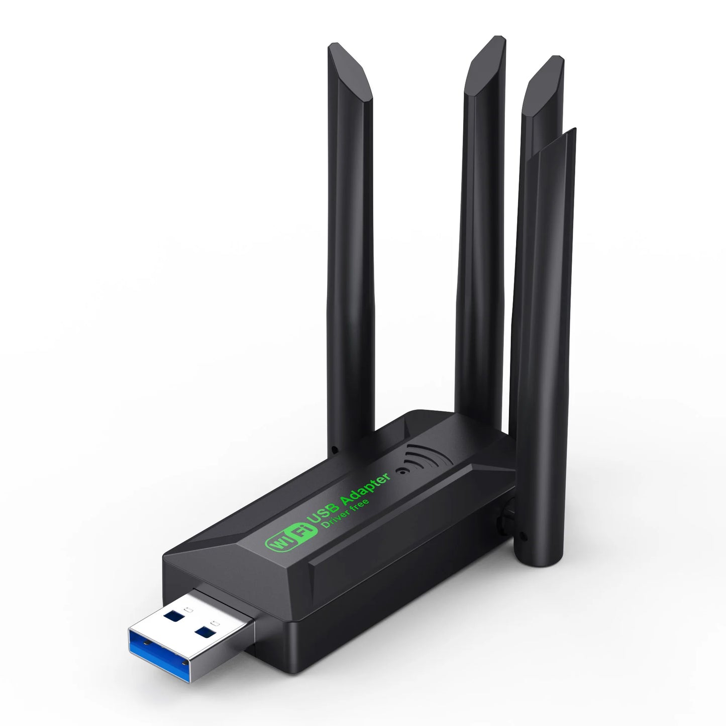 Original USB 3.0 WiFi 6 Adapter 802.11AX 4-Antenna 1200Mbps Dual Band 2.4G 5G For Windows 10/11