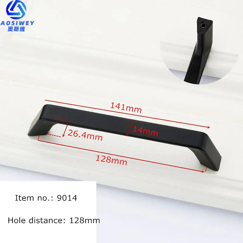 Black Handles for Furniture Cabinet Knobs and Handles Kitchen Handles Drawer Knobs Cabinet Pulls Cupboard Handles Knobs