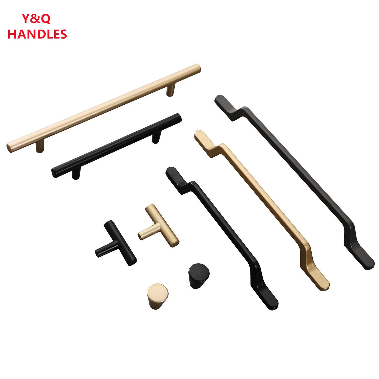Handles Drawer Cabinet Furniture Kitchen Handles for Cabinet Knob Door Drawer Furniture Kitchen Knob Golden Simplicity Hardware