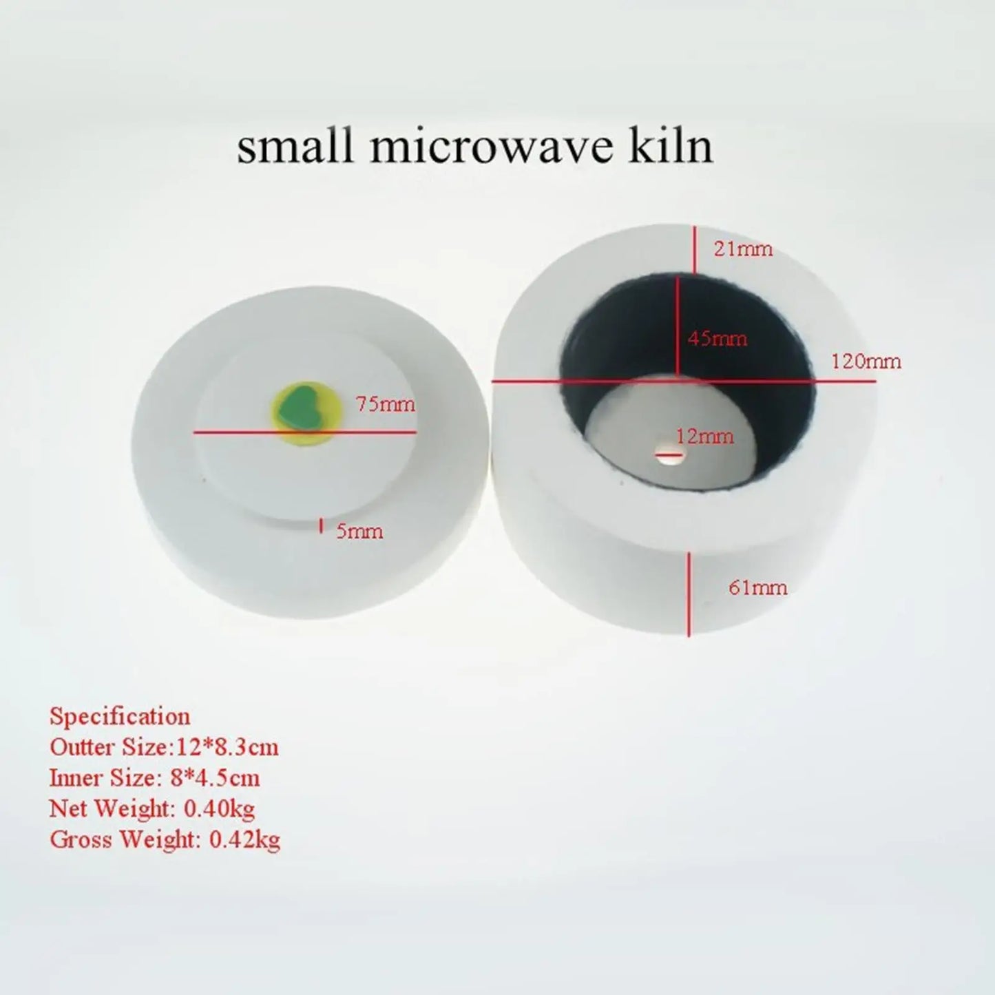 Ceramics Wide Application Professional Glass Fusing Microwave Kiln With Lining Paper Impeccable Gift