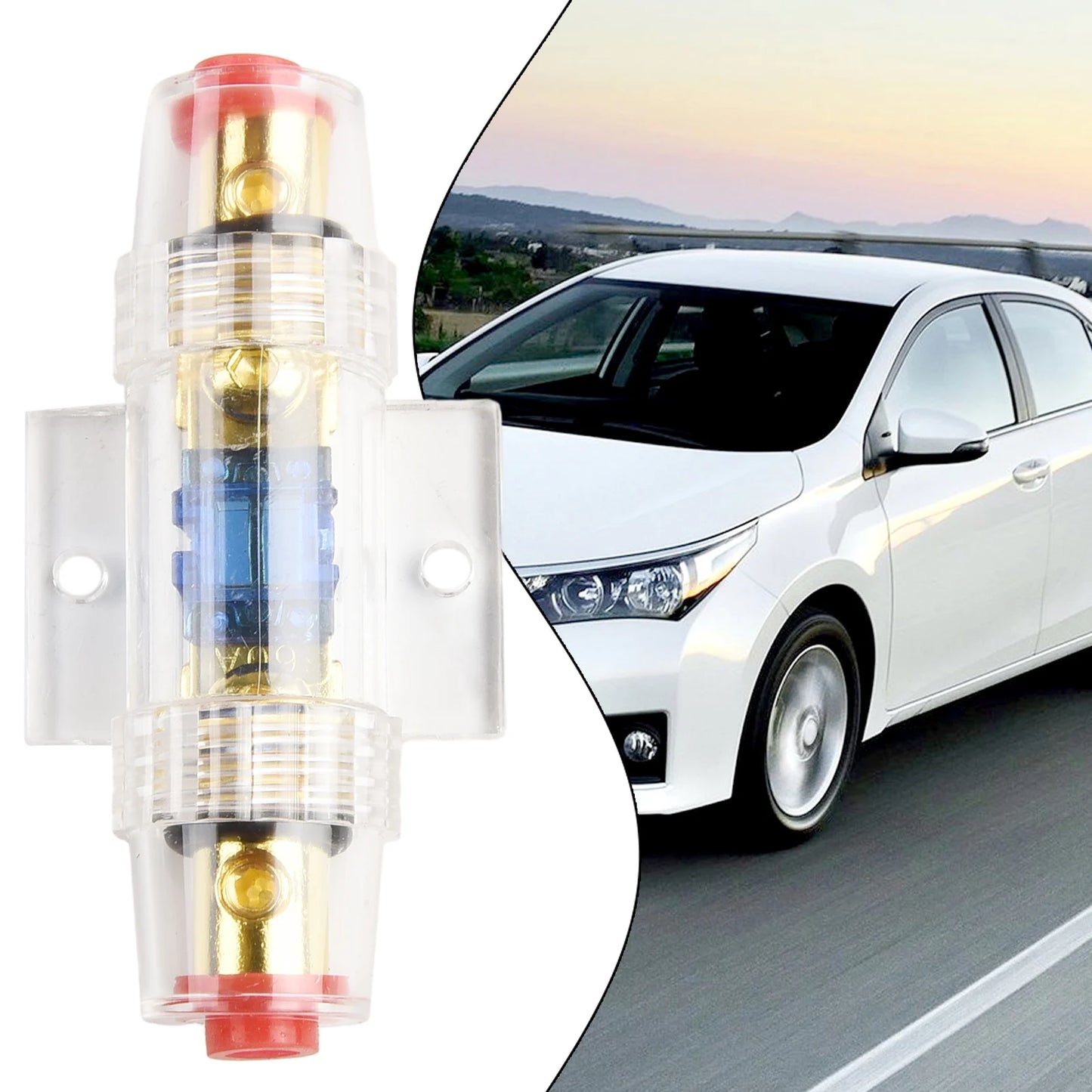 Car Audio Fuse Car Fuse Holder Anti-corrosion Wear-resistant Easy To Use Non-deformation For Cost-effectiveness
