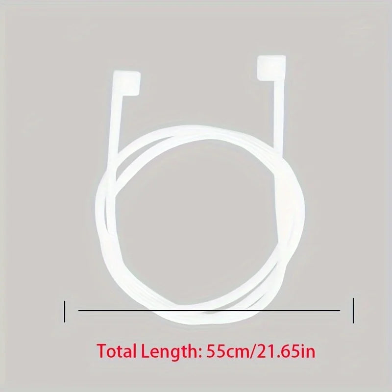 Suitable For Wireless Earphones Anti-lost Rope Silicone Anti-lost Lanyard For Airpods Earphones.