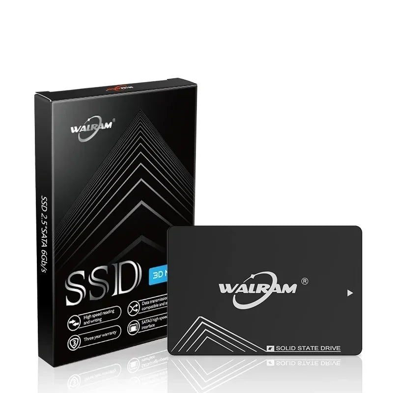 WALRAM 2.5 SATA 3 SSD 512GB 128GB 120GB HDD Laptop Internal SATA3 SSD 1TB Solid State Drive 240GB 256GB Hard Disk For Desktop PC