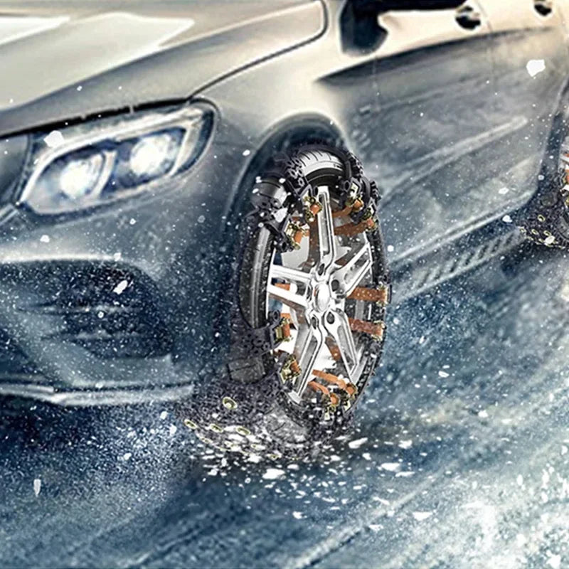 Automobile Tire Accessories Car Wheel Snow Chains Safe Driving Tire Chain SUV Winter Anti Slip Car Tire New Universal Snow Chain