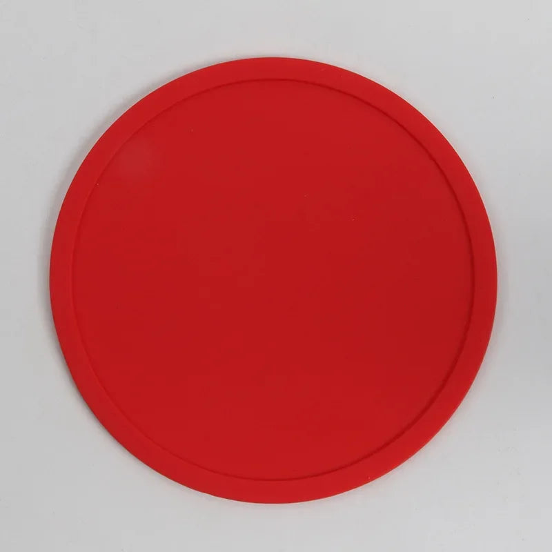 3.9 inches Anti-slip Silicone Coasters Heat Resistant Tea Cup Mat Lots Drink Coffee Mug Glass Beverage Holder Pad Kitchen Tool