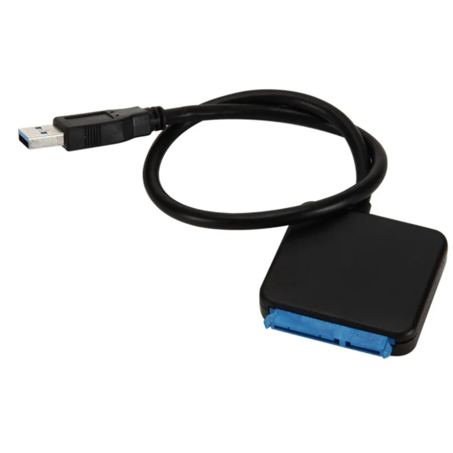 USB 3.0 Adapter Cable for 2.5" 3.5" HDD SSD Hard Drive 5Gbps External Converter with 12V Power Adapter USB 3.0 to SATA Converter