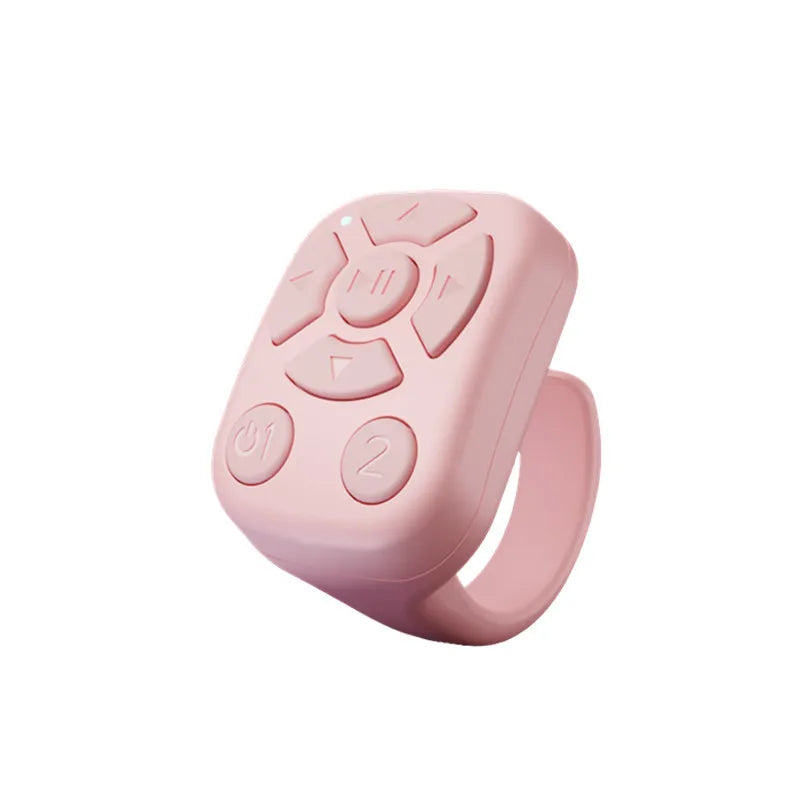 Bluetooth Scrolling Ring Wireless Remote Control, Short Video Page Turner Camera Shutter Controller, Universal Mobile Phone Tabl