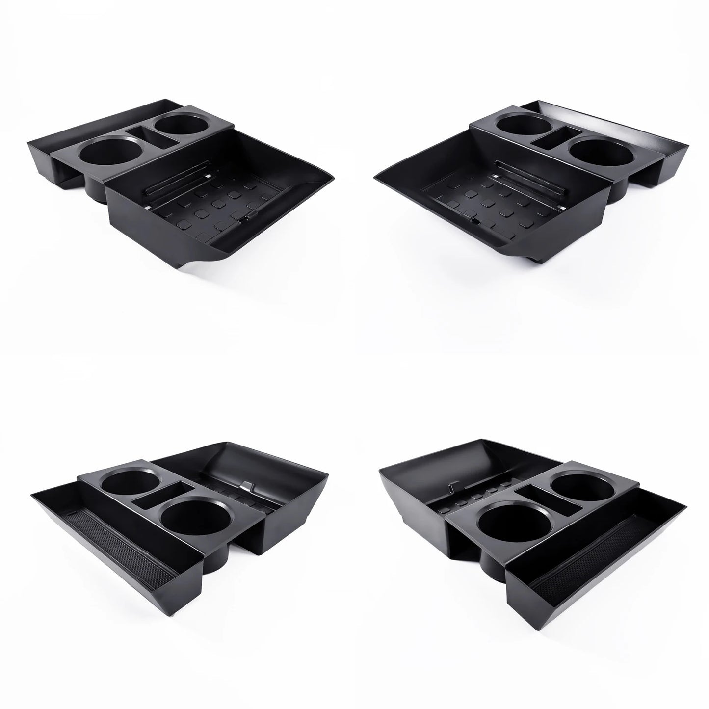For Hyundai Santa Fe 2024 2025 Car Center Console Box Central Lower Layer Storage Tray Organizer Stowing Tidying Accessories