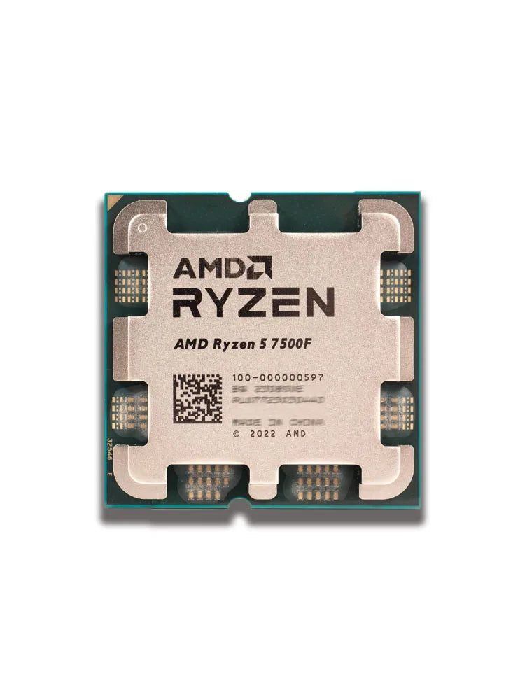 AMD Used Ryzen 5 7500F R5 7500F 3.7GHz CPU processor 6-Core 12-Thread 5NM L3=32M 100-000000597 Socket AM5