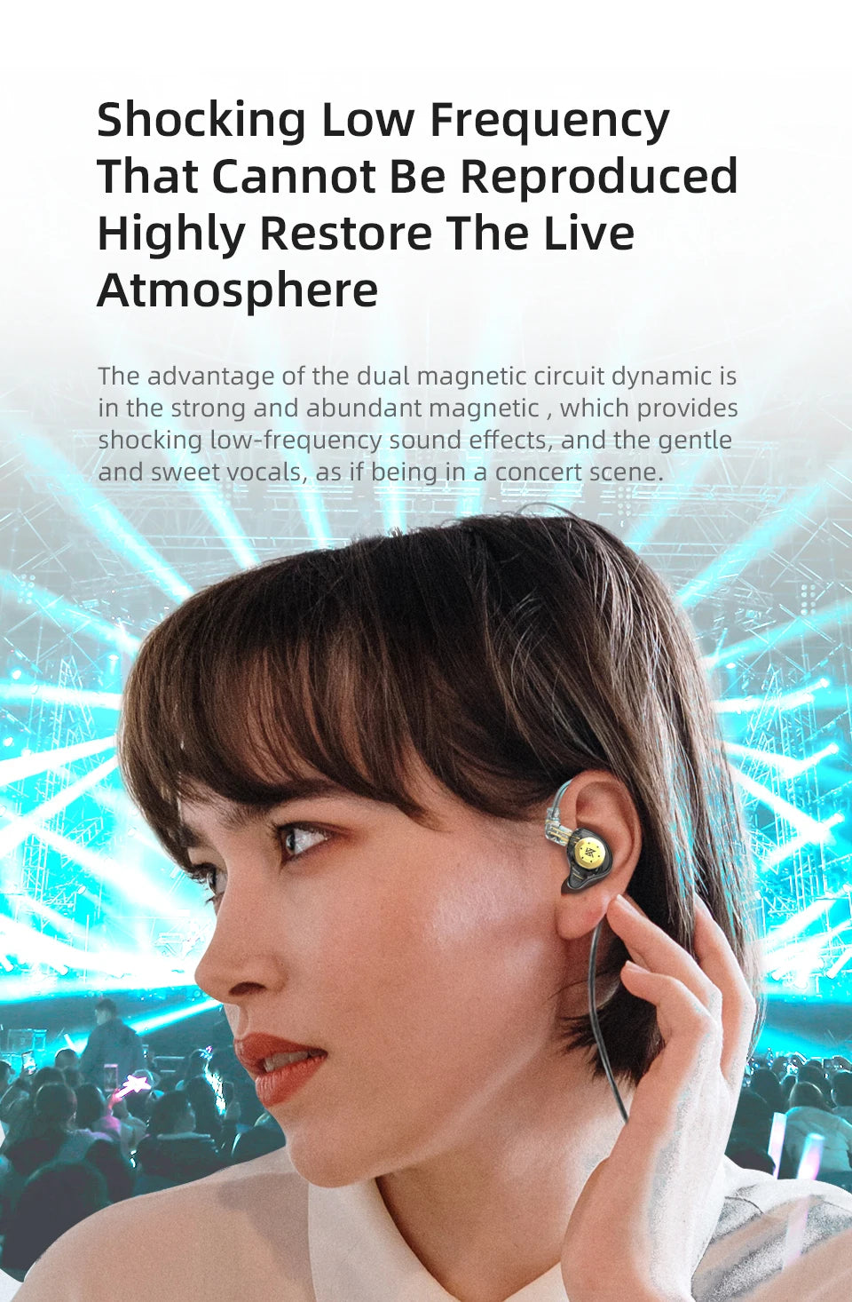 KZ EDX PRO Headphone Metal Wired Earphone HiFi Bass Music DJ Earbuds In Ear Monitor Game Headset With Microphone Audifonos