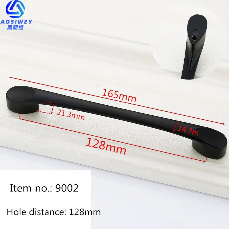 Black Handles for Furniture Cabinet Knobs and Handles Kitchen Handles Drawer Knobs Cabinet Pulls Cupboard Handles Knobs