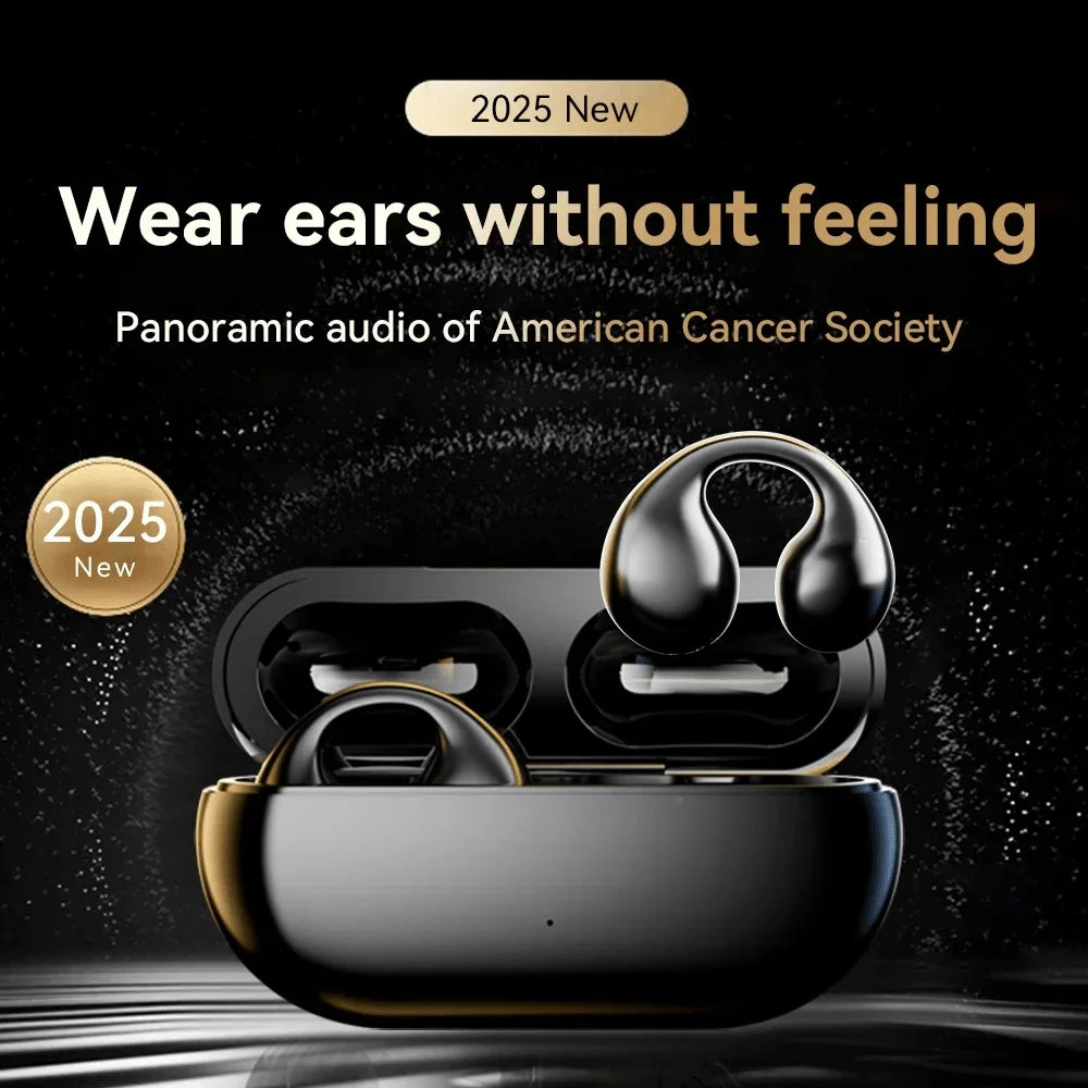 Wireless Bluetooth Earclip Earphone Outdoor Sport Earbud With Charging Bin HIFI Sound Earbud For Xiaomi Running Painless Headset