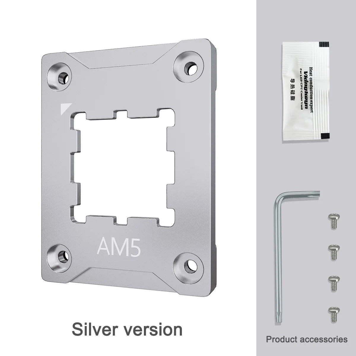 AM5 CPU Bending Corrector Aluminum Alloy Contact Frame for AMD Ryzen 7950X 7800X 7700X 7600X 7500F