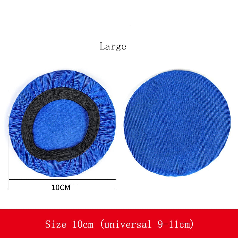Reusable Hygienic Universal Soft Washable Headphones Elastic Protective Dust Proof Earpad Covers Non Woven Cloth Durable 1Pairs