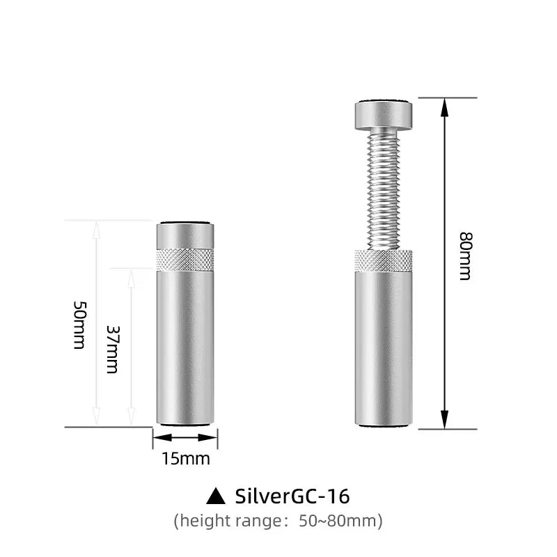 COOLCIRC GC-16 Graphics Card GPU Holder Magnetic Video Card Bracket Vertical Telescopic GPU Stand Support 27-120mm