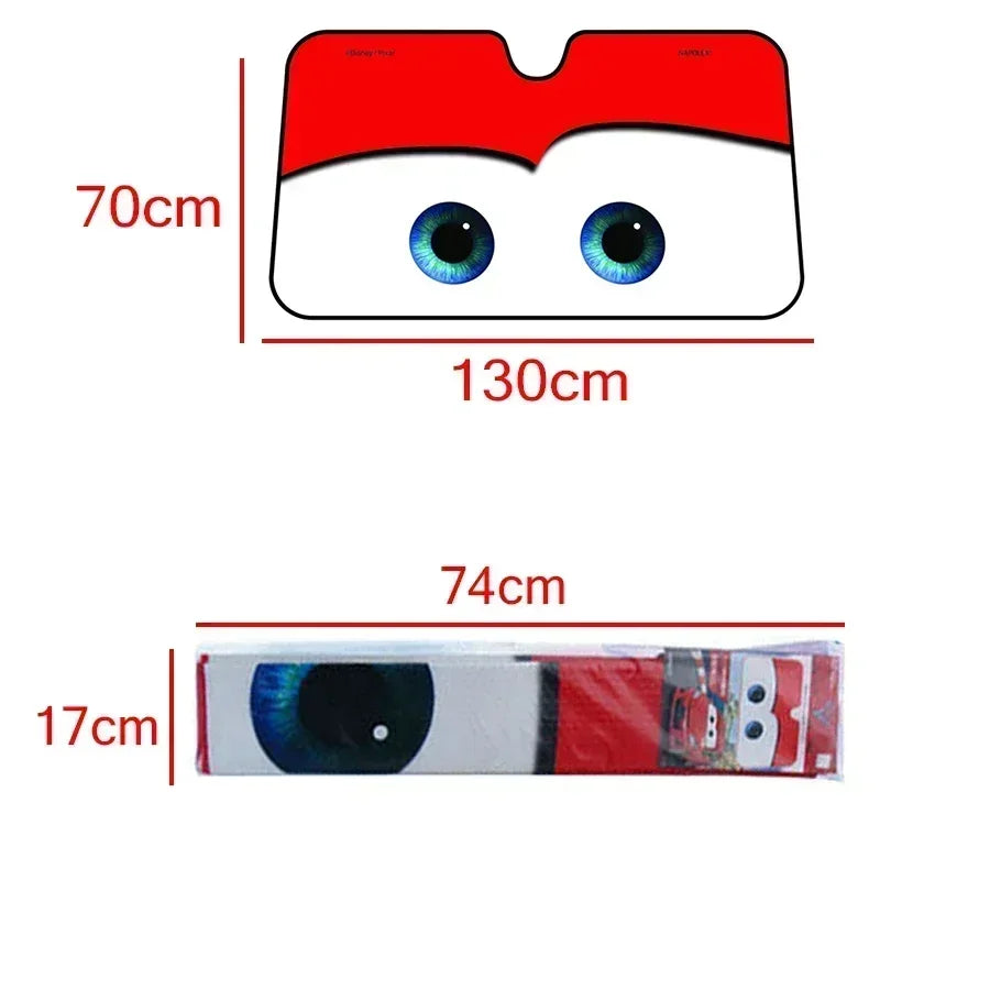 Car Solar Protection 4 Colors Eyes Heated Windshield Sunshade Car Window Windscreen Cover Sun Shade Auto Sun Visor Car-covers