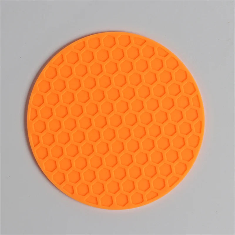 10/9cm Cup Coaster Silicone Cup Pad Slip Insulation Pad Cup Mat Hot Drink Holder Mug Stand Tasteless Home Kitchen Accessories