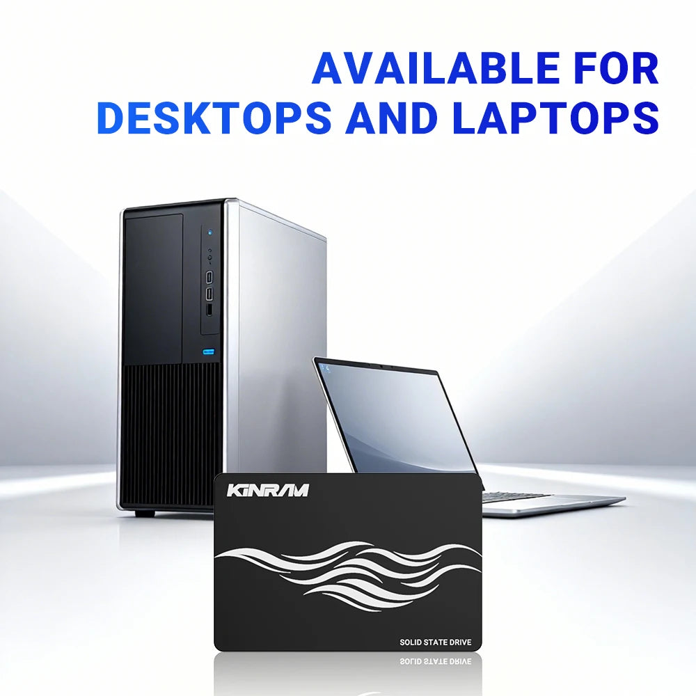 KinRam 2.5 SATA 3 SSD 512GB SSD 256GB 240GB Laptop Hard Disk 120GB 128GB 1TB Internal HDD 64GB Solid State Drive For PC Desktop