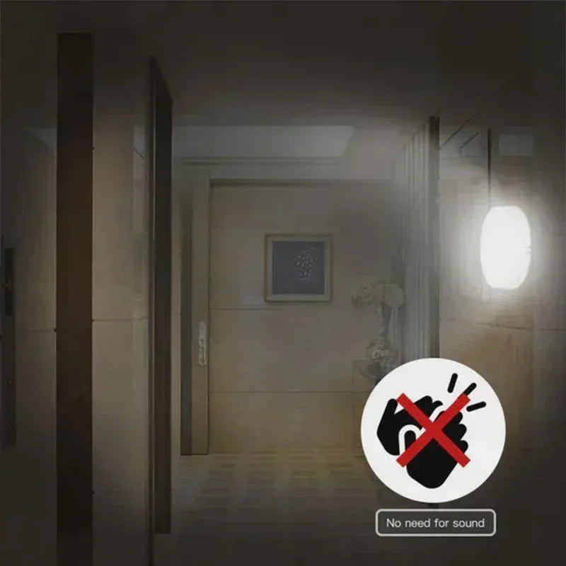 Motion Sensor Light USB Rechargeable Night Light LED Lamp for Kitchen Bedroom Stairs Hallway Cabinet Closet Wardrobe Nightlight