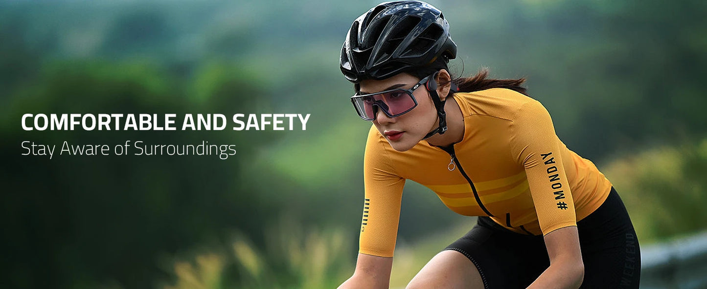 Wireless Earphones for shokz open Sports Bone Conduction Bluetooth IPX8 Waterproof Headphones With 32G RAM Mp3 Music Headset