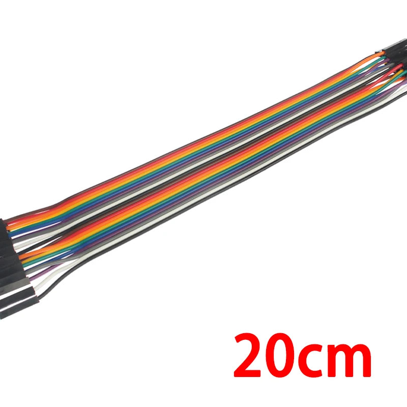 20Pin Dupont Line Male To Male Female To Female Male To FeMale Jumper Wire Cable 10cm 20cm 30cm for Arduino DIY KIT