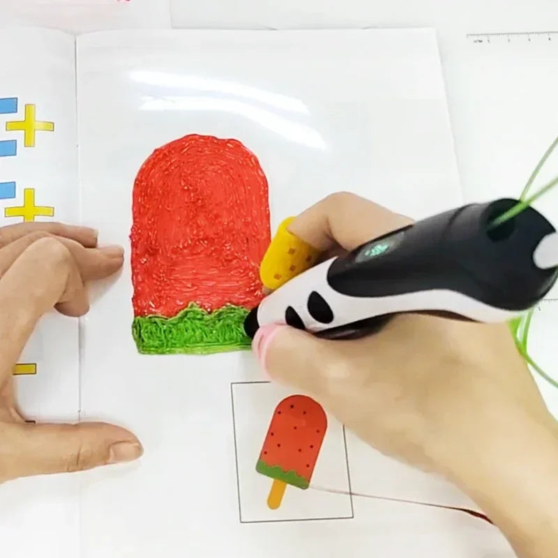 Patterns for 3D Pens: Painting book, Graphic Templates & Painting Tutorials  with Double-Sided Printing and PVC Transparent Plat