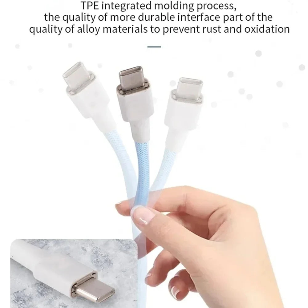 Mechanical Keyboard Coiled Cable Detachable USB C Aviator Connector Coiling Cable Desktop Computer Gaming Keyboard Accessories